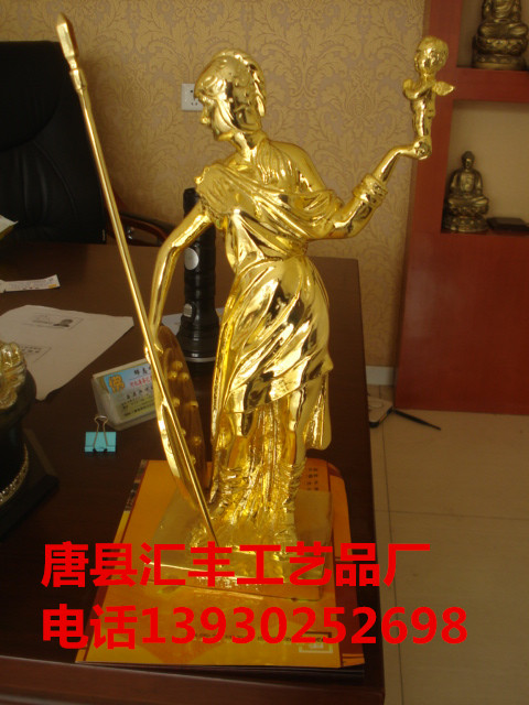 铸铜艺术品 天平女神铜雕塑