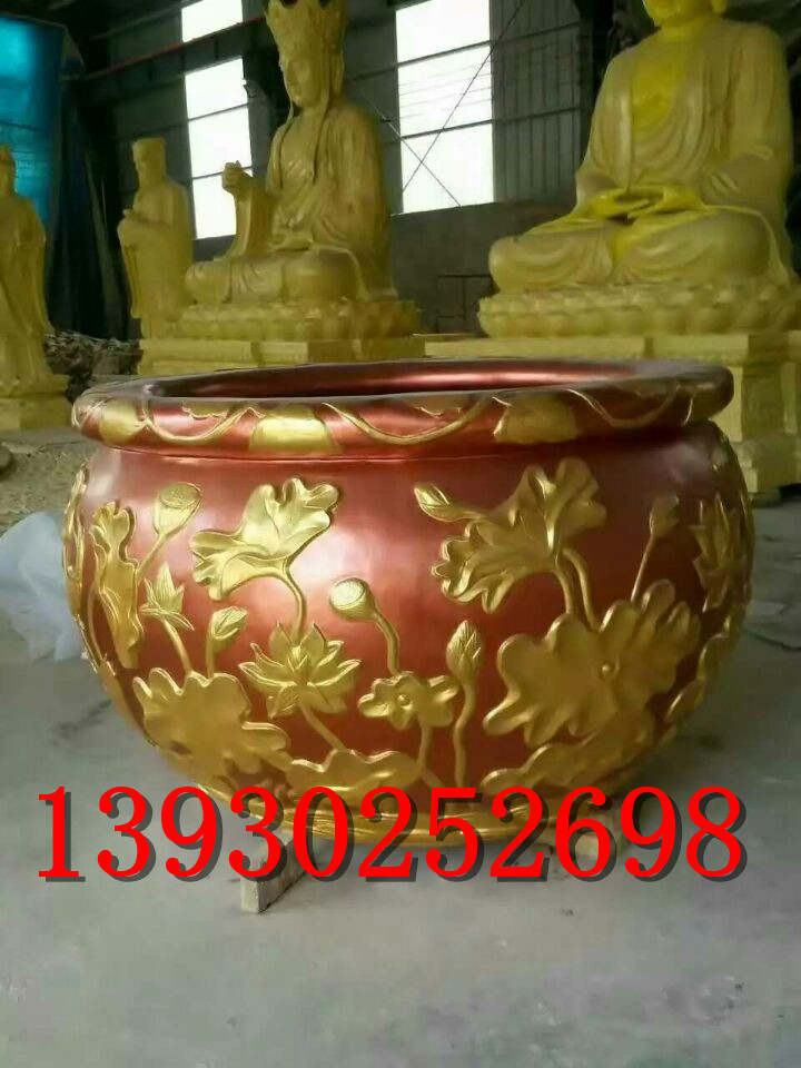仿古铸铜缸摆件 北京大铜缸 批发定制