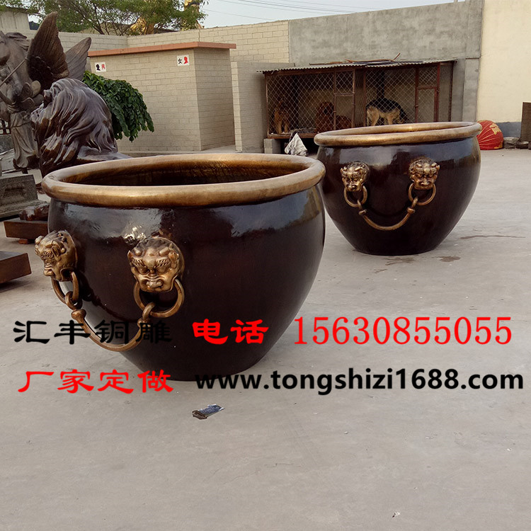 郑州铜雕水缸